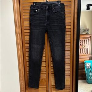 Men’s American Eagle Skinny Jeans 28 x 30 Washed Black